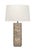 Canyon Table Lamp, Sand Grey Wood Veneer For Sale In Los Angeles - Image 6 of 6