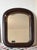 1900 - 1909 Antique Victorian Era Rounded Arch Tombstone Mirror With Original Glass For Sale - Image 5 of 9