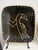 Late 20th Century Hand Painted Ceramic Platters + Stands, Set of Three For Sale In San Francisco - Image 6 of 12