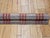 Vintage American Rag Runner, Hand-Woven Wool & Cotton, Ivory & Red Stripe Pattern, 3x13 For Sale In Chicago - Image 6 of 14