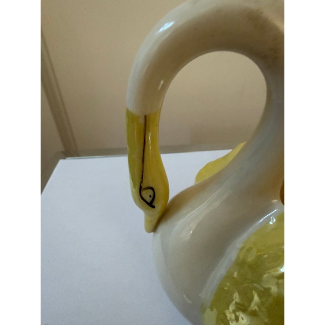 Ceramic Belleek Swan For Sale - Image 7 of 7