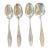 Vintage Silver Plate Serving Spoons- Set of 4 For Sale