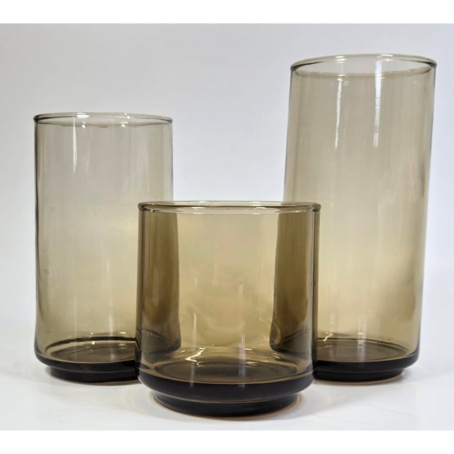 Tawny Mid-Century Tumblers- Set of Six For Sale - Image 11 of 12