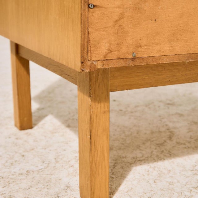 Vintage Oak Dresser with Four Drawers, 1960s For Sale - Image 11 of 16