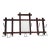 Antique Arts & Crafts Wall Coat Rack With Mirror and Hooks For Sale