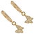 Freedom Butterfly Gold Vermeil & Pave Diamond Earrings, A Pair For Sale - Image 4 of 6