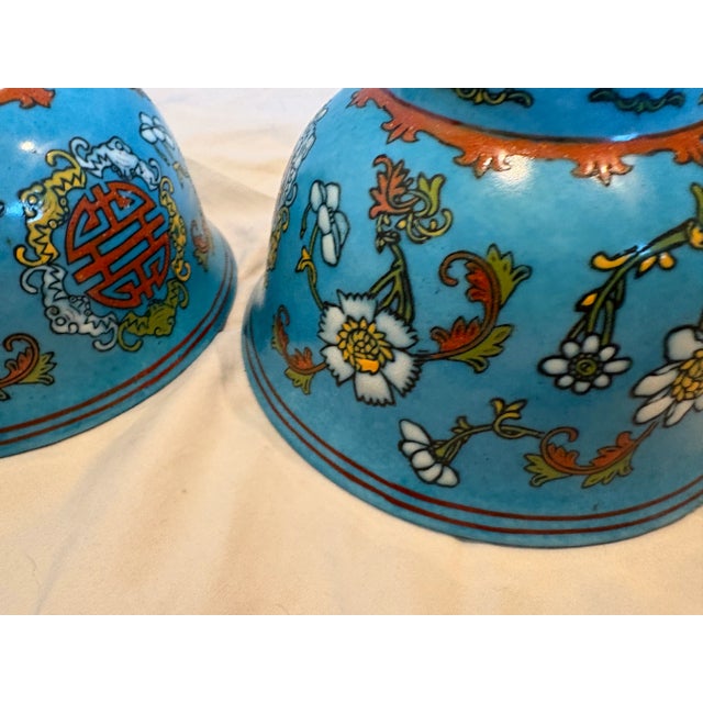Pair of Antique Qing Dynasty Bowls For Sale - Image 9 of 15