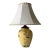 Late 20th Century Yellow Terracotta Table Lamp For Sale