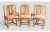 Vintage Bamboo Chairs with Peach-Colored Upholstered Seats, Set of 6 For Sale - Image 4 of 10