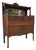 Antique Arts & Crafts Dressing Cabinet, Quarter Sawn Oak Vanity Dresser, Mission Oak Cabinet With Mirror, Tiger Oak Furniture For Sale