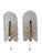 Wall Lights Acanthus Leaf by Orrefors and JBS Fagerlund and Carl Fagerlund, Sweden, 1960s, Set of 2 For Sale - Image 10 of 16