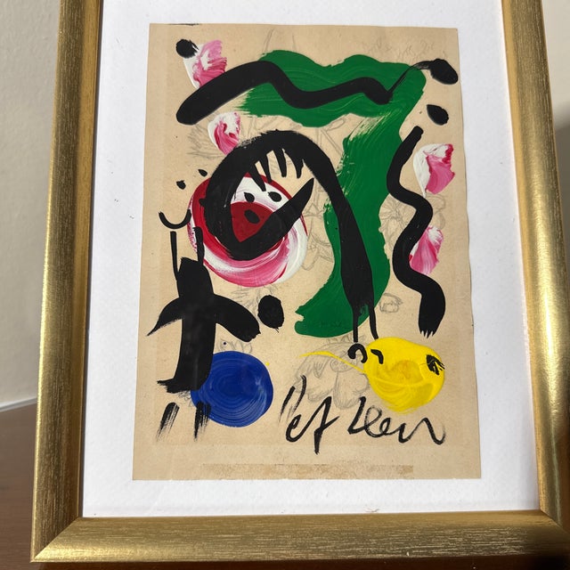 An original abstract expressionist painting by listed Berlin Neo-Expressionist artist Peter Robert Keil (b. 1942)....