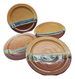 Sunset Canyon Pottery Dinner Plates- Set of 4