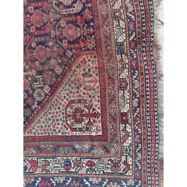 Antique Tribal Shiraz Rug, 1890s For Sale - Image 11 of 18