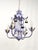 Darlingest Petite Vintage Italian Tole Faux Bamboo Pagoda Lavender Chandelier ~ Rewired ~ Restored ~ Rejuvenated ~ Ready to Hang ~ For Sale - Image 12 of 12