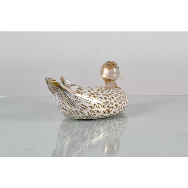 Glass Murano Glass Duck attributed to A. Barbini, Italy, 1960s For Sale - Image 7 of 15