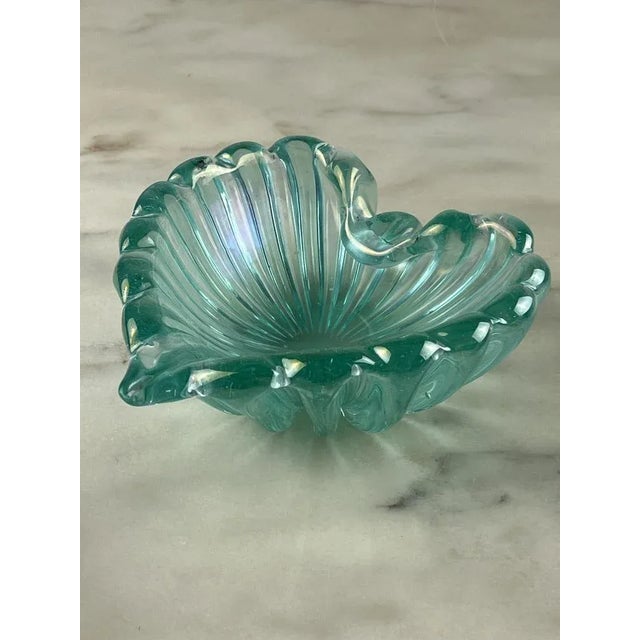 Murano Glass Ashtray attributed to Barovier & Toso, Italy, 1950s For Sale - Image 10 of 11