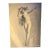 1960s Oil Painting Titled "Eluna Goddess. Of the Moon" Signed Lin Peny 21x30 For Sale