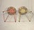 Mid-Century Modern Seng of Chicago Swivel Wrought Iron Stools, Set of 2 For Sale - Image 3 of 12