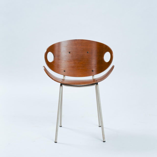 Set of Vintage Finnish Chair and Stool by Olof Kettunen for Merivaara, 1950s For Sale - Image 6 of 18