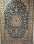 Vintage Persian Nain Rug, Handwoven Floral Pattern, Silk Highlights, Blue & Ivory, 6’ X 9’ For Sale In Chicago - Image 6 of 12