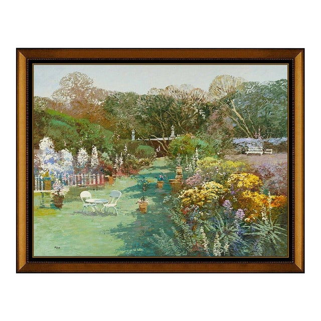 Late 20th Century Garden Serenity, Ming Feng For Sale