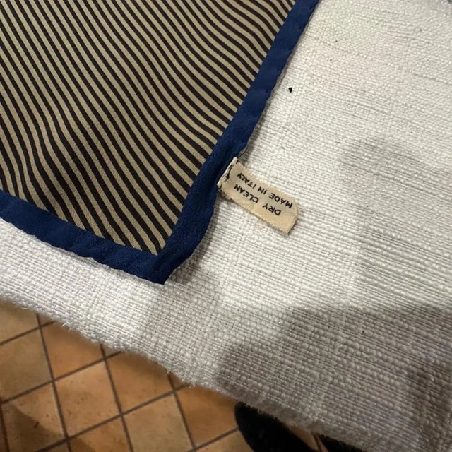 1980s Black Panter Silk Print Scarf by Krizia For Sale - Image 12 of 13