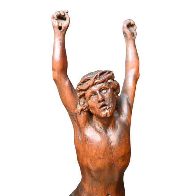 Antique Christ Corpus in the style of Jansenist, 1600s For Sale - Image 5 of 8