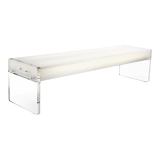 Pablo Pardo Lucite Light Bench For Sale