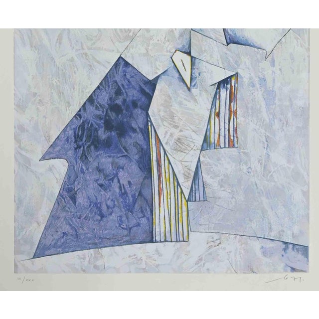 Untitled is an artwork realized by Giovanni Dova, 1970. Color lithograph, signed lower right. Edition number III/XXX lower...