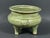 Celadon Late 20th Century Chinese Art Porcelain Celadon Tripod Incense Burner For Sale - Image 8 of 10