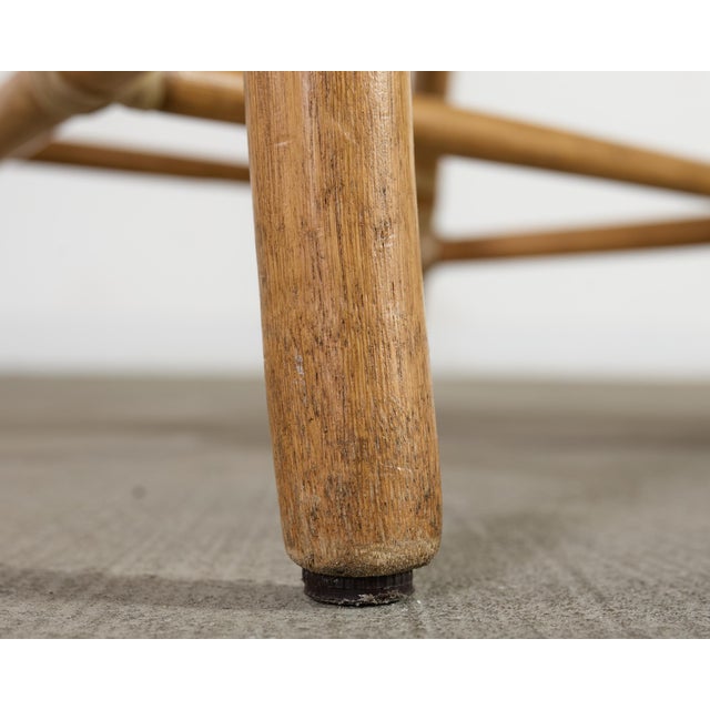 Set of Six Genuine McGuire "Cracked Ice" Rattan Dining Chairs For Sale - Image 11 of 18