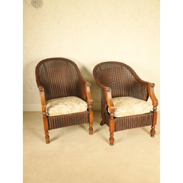 Zeppelin Lloyd Loom Chairs by W. Lusty & Sons, 1931, Set of 2 For Sale - Image 3 of 18