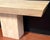 1970s 1970s Italian Modern Sculptural Travertine Console For Sale - Image 5 of 6