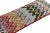 Rug & Kilim Vintage Moroccan Runner Rag Rug With Multicolor Chevron Patterns - Rug & Kilim For Sale - Image 4 of 7