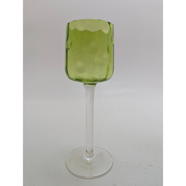 1900 - 1909 Meteor Wine Glasses by Koloman Moser for the Wiener Werkstätte, 1900, Set of 2 For Sale - Image 5 of 9