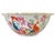 1970s 1970s Large Scalloped Chinese Export Tobacco Leaf Porcelain Statement Centerpiece Bowl For Sale - Image 5 of 7