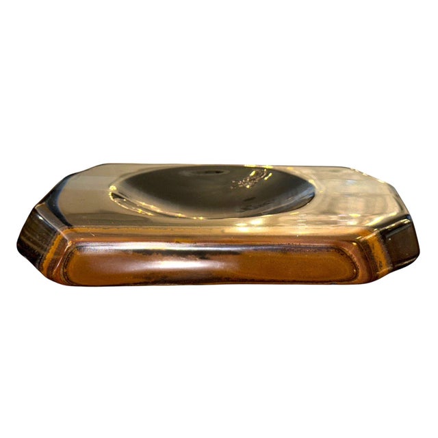 Set of Four Mid-Century Italian Carved Tiger Eye Stone Catchall Trays. For Sale - Image 10 of 10