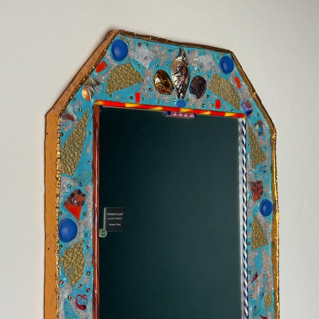 Mid-Century Modern Murano Glass Mosaic Mirror by Zane Luigina, Italy, 1990s For Sale - Image 17 of 18