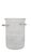 Glass Postmodern Clear Glass Wine Cooler Att. To Bodum For Sale - Image 7 of 11