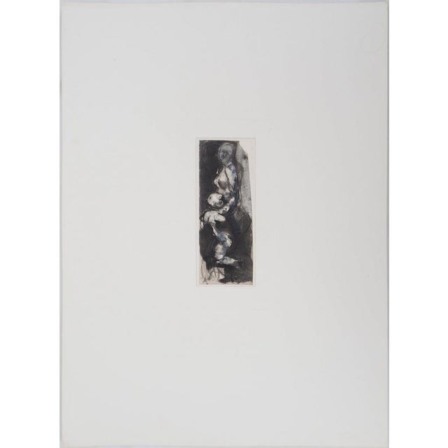 Auguste Rodin (1840-1917) (after) Maternal Love, 1897 Photogravure reworked using drypoint (Goupil Workshop) and enhanced...