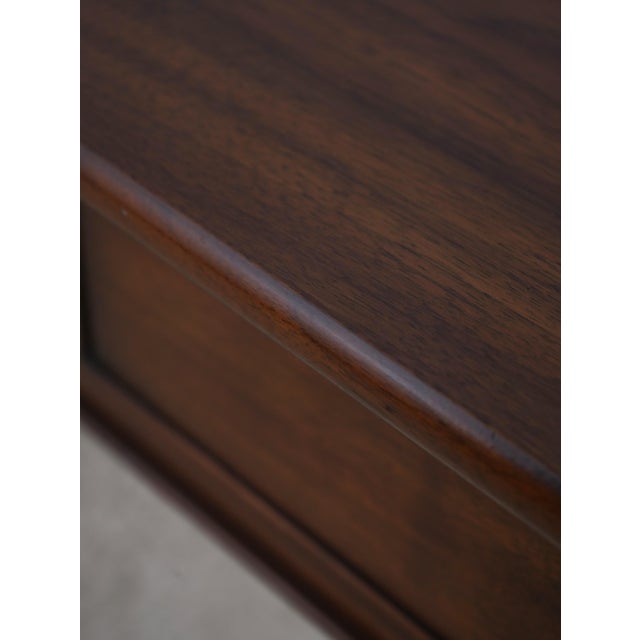 Henkel Harris Walnut 2 Drawer Console Table For Sale - Image 9 of 18