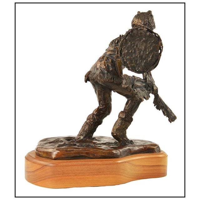 Gerry Metz Authentic Bronze Sculpture "Man of the Mountain", listed with the Submit Best Offer option. Additionally this...