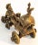 Antique Hindu Bronze Temple Horse and Chariot Statue Toy on Wheels India For Sale In Palm Springs - Image 6 of 12