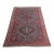 Antique Hand Knotted Persian Hamseh Red Tones Rug For Sale