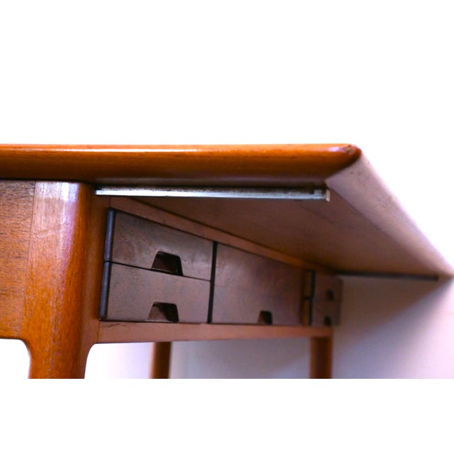 Swedish Modern Foldable Serving Sideboard by Christian Fallesen for Nordiska Kompaniet, 1940s For Sale - Image 11 of 13