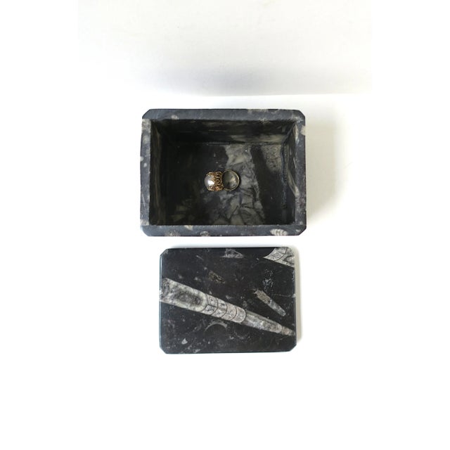 Marble Stone Jewelry Box, England For Sale - Image 9 of 11