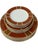1970s Sango Cumberland Japanese Paprika & Gold Porcelain Dinnerware 15 Pieces For Sale - Image 4 of 8