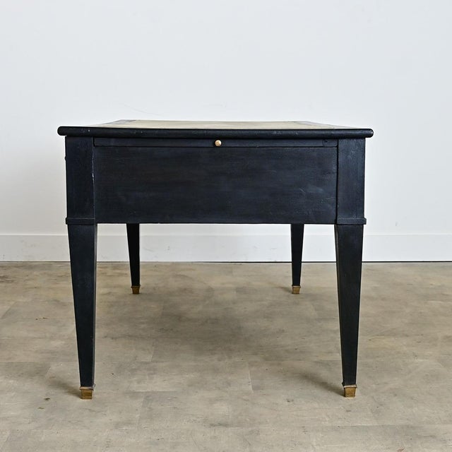 French French 19th Century Directoire Style Ebonized Desk For Sale - Image 3 of 14