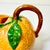 Mid 20th Century Coastal Boho Chic Hollywood Regency Majolica Trompe L’Oeil Orange Pitcher For Sale - Image 14 of 15
